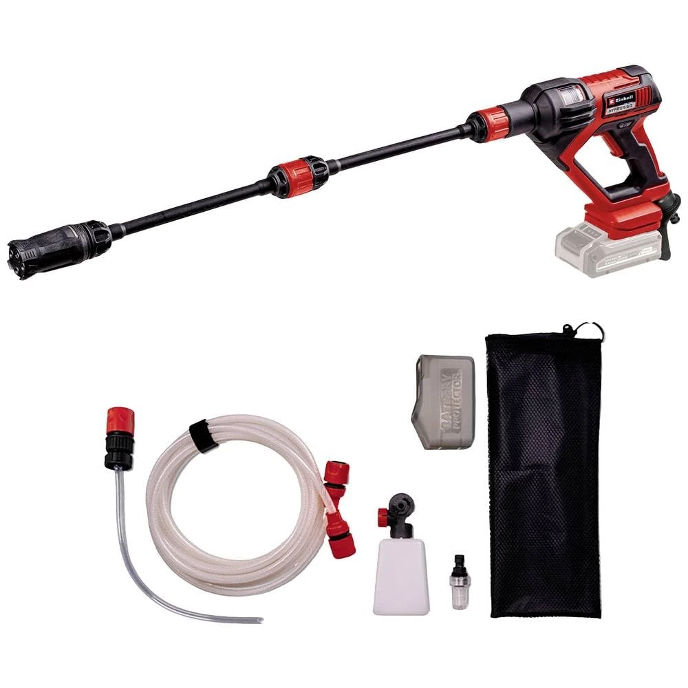Einhell Power X-Change Cordless Pressure Washer Gun - 24 Bar, 240 l/h Portable Power Washer with Foam Sprayer & 5m Suction Hose - Hypresso 18/24-1 Jet Washer for Patio and Car (Battery Not Included)