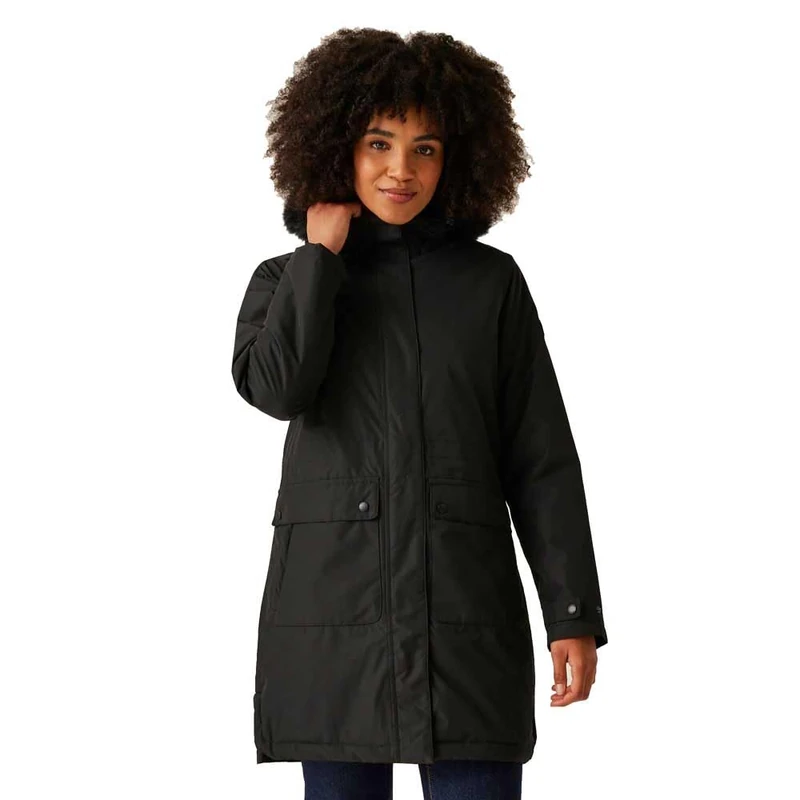 Regatta Women's Sabinka II Fur Trim Parka Jacket with Isotex 10000 fabric, perfect for Walking & Outdoors