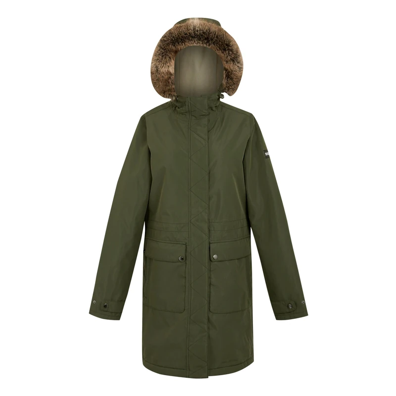 Regatta Women's Sabinka II Fur Trim Parka Jacket with Isotex 10000 fabric, perfect for Walking & Outdoors