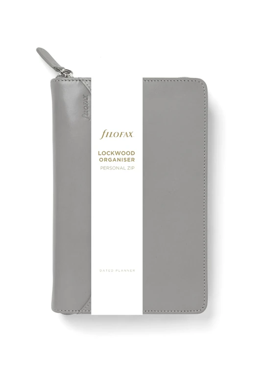 Filofax Personal Lockwood Zip organiser - Concrete