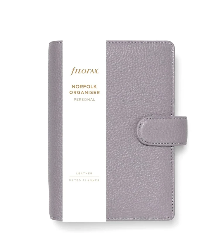 Filofax Personal Norfolk Organiser - lavender