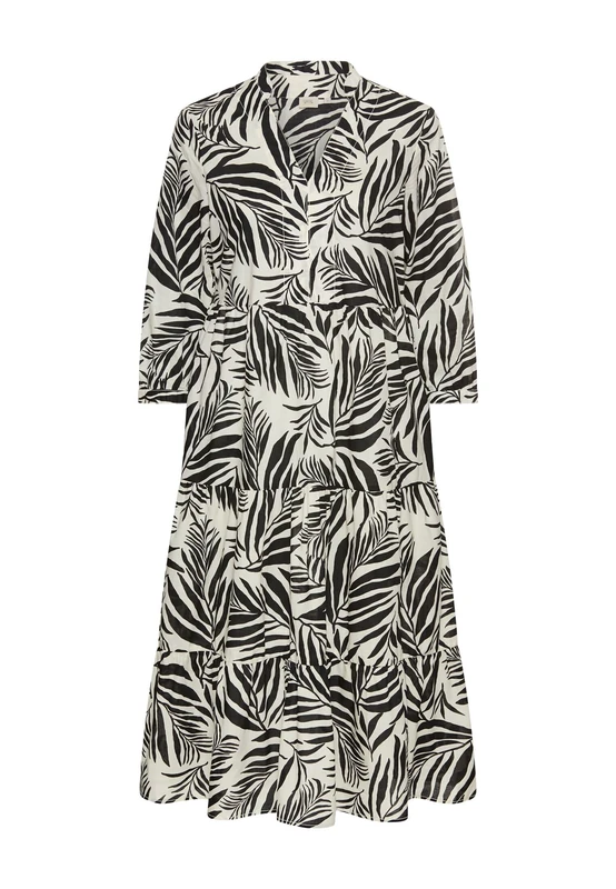 camel active Women's 391280-5s52 Dress, White, XL