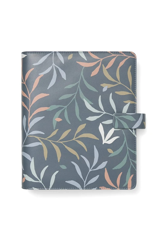Filofax A5 Botanical Organiser - blue