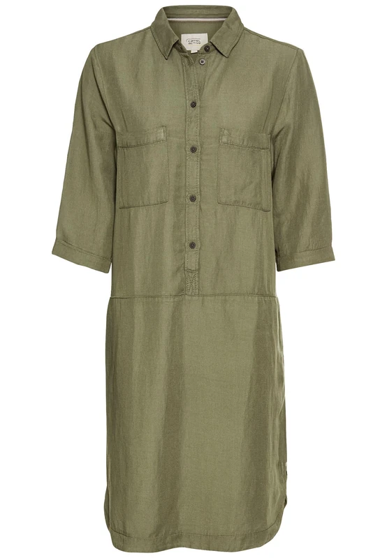 camel active Women's 391050-5s97 Dress, dark green, XS