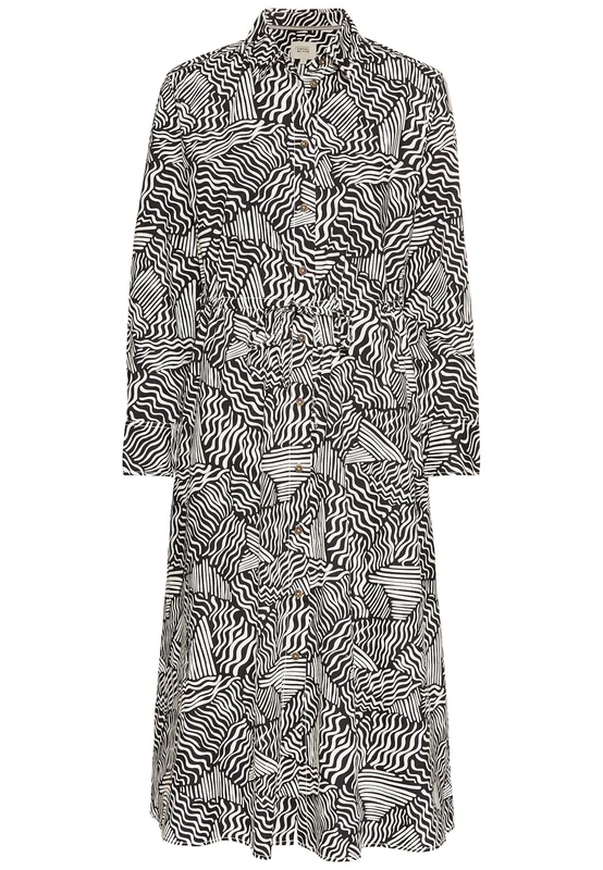 camel active Women's 391600-5s62 Dress, Gray, L