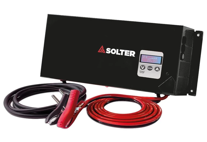Solter SOLFLASH 30A Smart Battery Charger - 12V/24V LCD Touch - Image 1