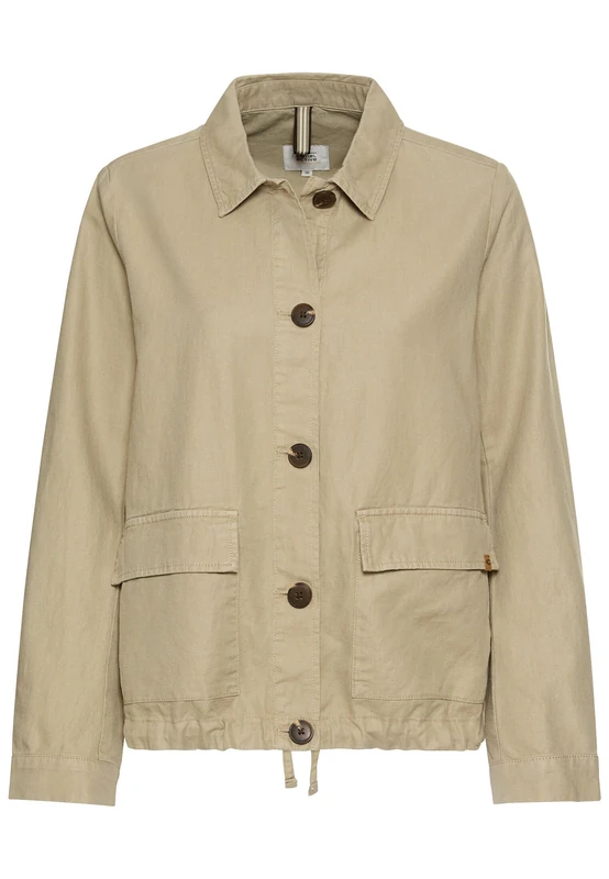 camel active Women's 344190-5f98 Casual Blazer, Beige, 16