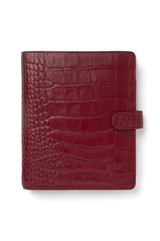 Filofax A5 Classic Croc organiser - Cherry