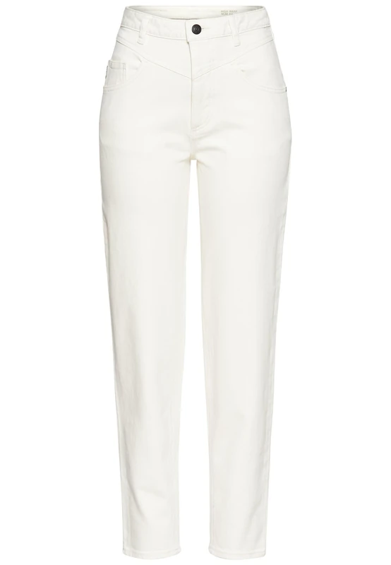 camel active Women's 388605-5d98 Trouser, White, 30W x 30L