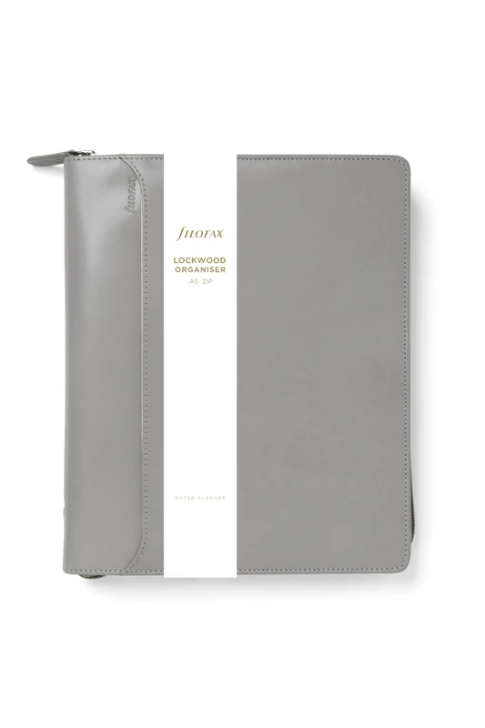 Filofax A5 Lockwood Zip organiser - Concrete