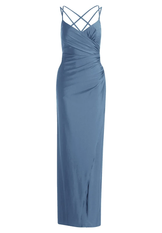 Vera Mont Women's Bodycon Evening Dress, Blue, 8