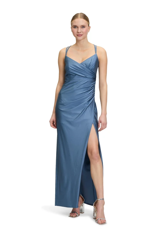 Vera Mont Suddenly Princess Women's Evening Dress, Hushed Blue, 12 - Image 1
