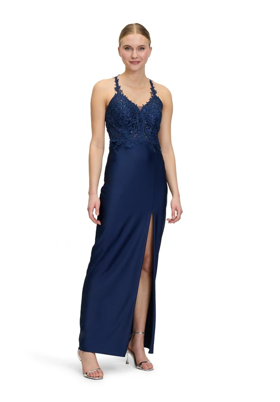 Vera Mont Suddenly Princess Women's Evening Dress, Festival Blue, 12