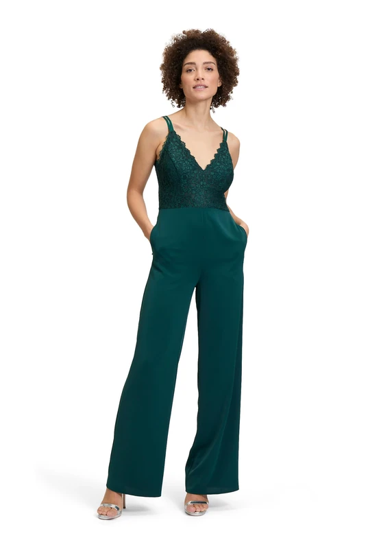 Vera Mont Women's Jumpsuit, Mystic Emerald, 14
