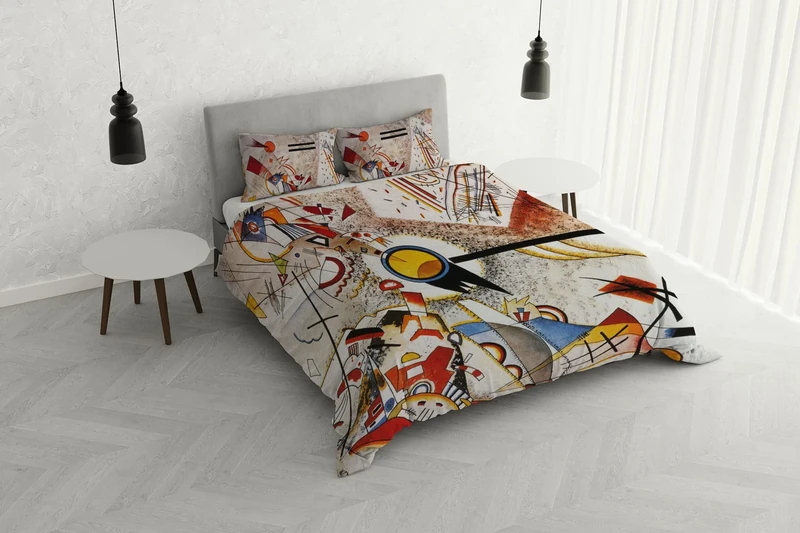 SOGNI D'AUTORE SD-63 Digital Print Duvet Cover Set, Made in Italy, Double, SD-63