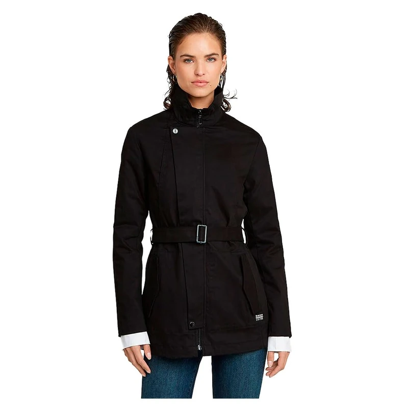 G-Star Women's Short Trench Coat , Black (dk black D25991-D715-6484), L
