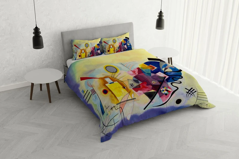 SOGNI D'AUTORE SD-57 Digital Print Duvet Cover Set, Made in Italy, Double, SD-57