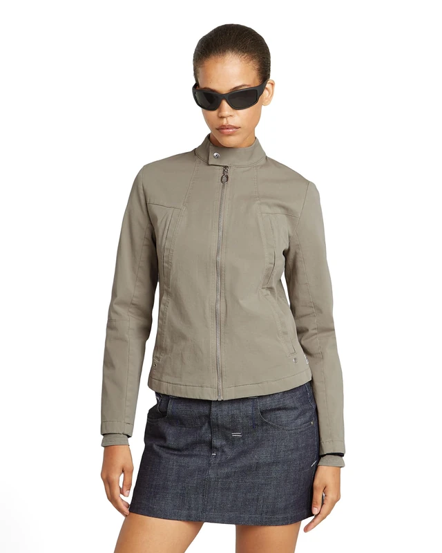 G-Star Women's Biker Jacket , Beige (vintage khaki D25990-D922-G053), XL