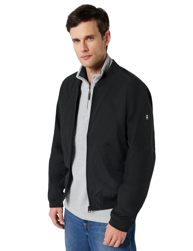 G-Star Men's Unpadded Bomber Jacket, Black (dk black D26127-D908-6484), XL