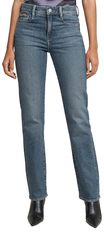 G-Star Women's Strace Straight Jeans, Blue (antique faded glace D23951-D775-H075), 25W / 32L - Image 1