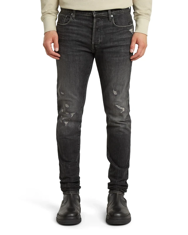 G-Star Men's 3301 Slim Jeans, Blue (worn in black metal restored 51001-D497-H101), 30W / 30L
