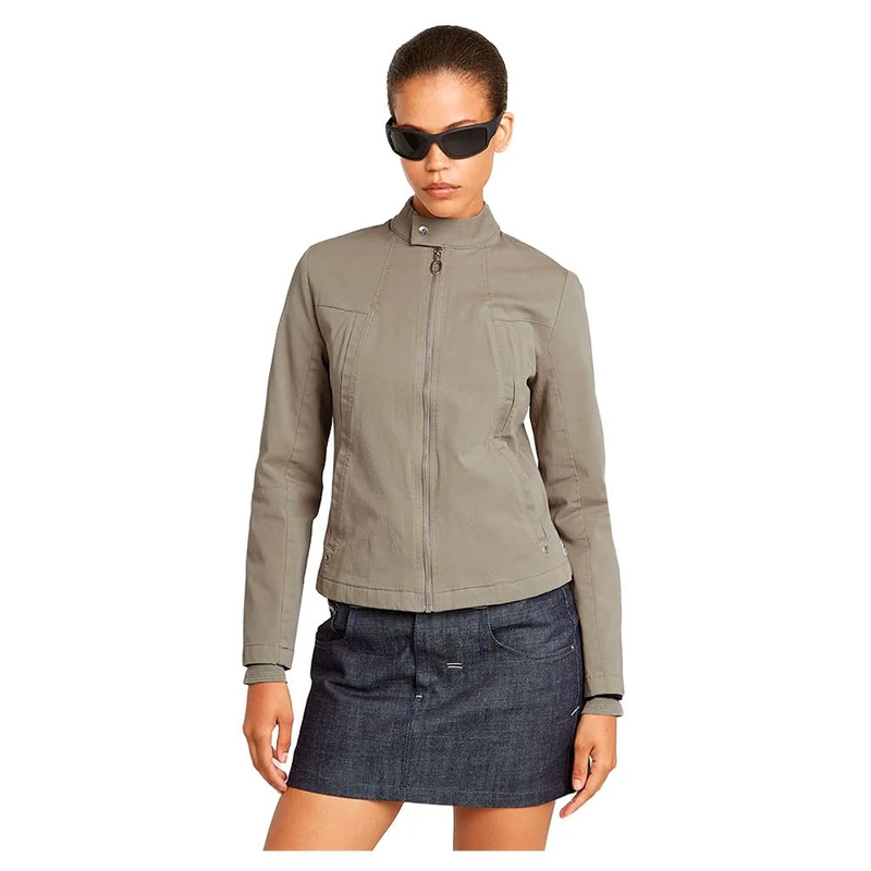 G-Star Women's Biker Jacket , Beige (vintage khaki D25990-D922-G053), M - Image 1