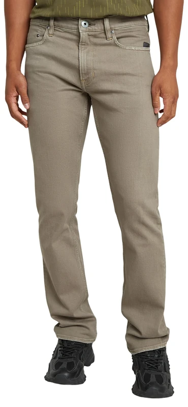 G-Star Men's Mosa Straight Jeans, Green (flint grey gd D23692-D552-H120), 35W / 32L