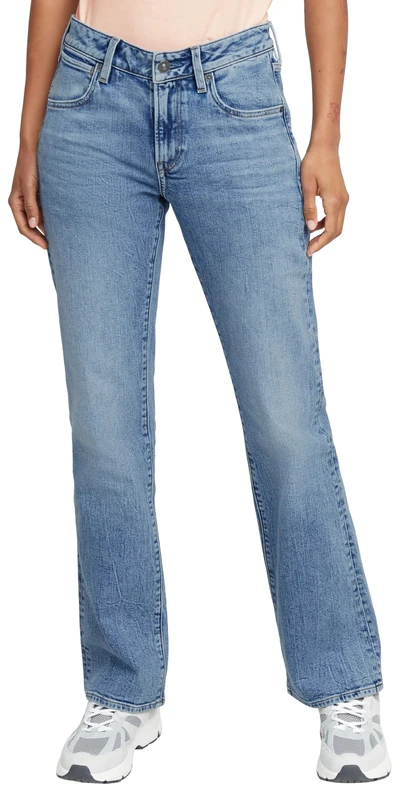 G-Star Women's G-Low Bootcut Jeans, Blue (faded sea point blue D26150-D930-H078), 25W / 32L