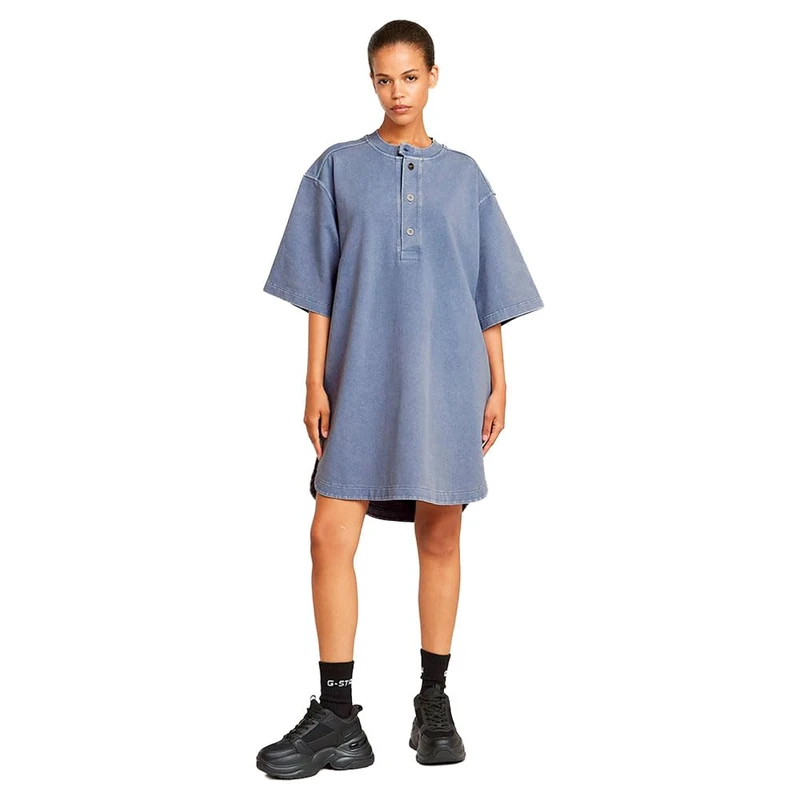G-Star Women's Balloon Loose Sweater Dress, Purple (amann marble gd D26079-D966-H325), L