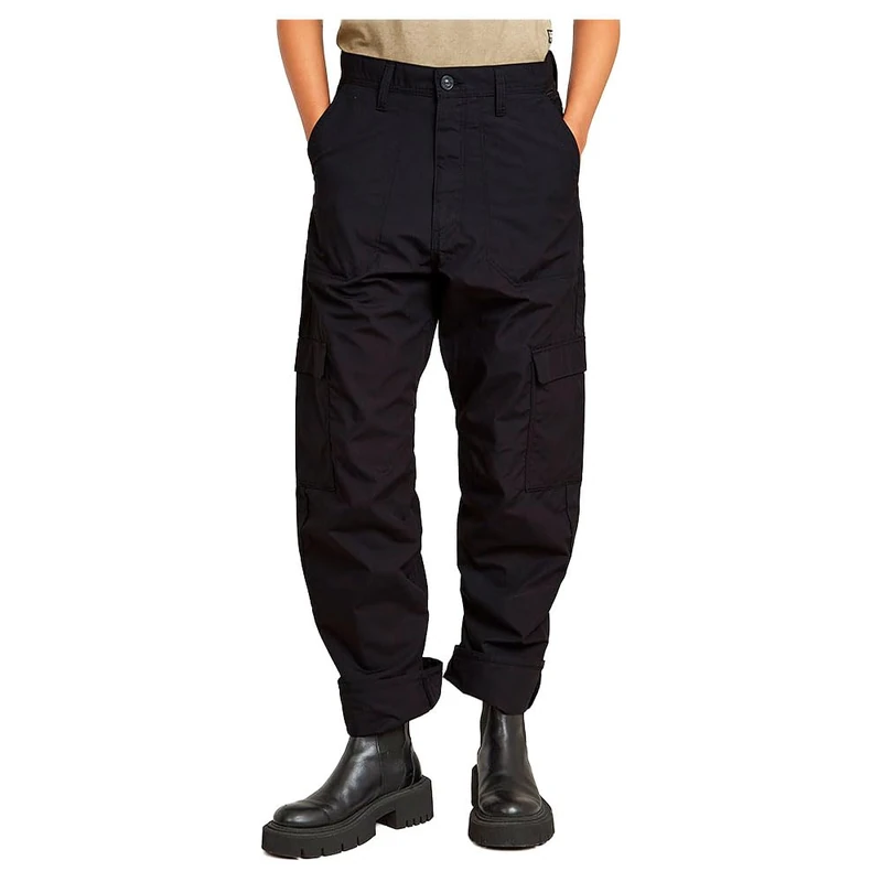 G-Star Women's Cargo 3D Boyfriend Pants , Black (dk black D26030-C973-6484), 27W / 32L