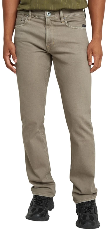 G-Star Men's Mosa Straight Jeans, Green (flint grey gd D23692-D552-H120), 31W / 34L