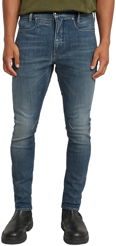 G-Star Men's D-Staq 3D Slim Jeans, Blue (antique faded blue kloof D05385-D441-H104), 35W / 32L