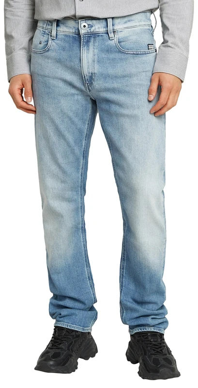 G-Star Men's Mosa Straight Jeans, Blue (vintage steel blue D23692-D938-H108), 38W / 32L
