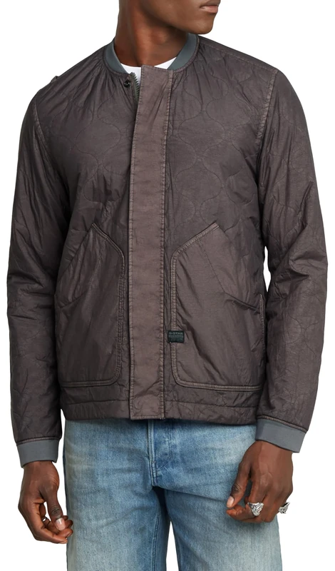 G-Star Men's Light Padded Quilted Jacket, Grey (gs grey gd D26122-D907-C496), M