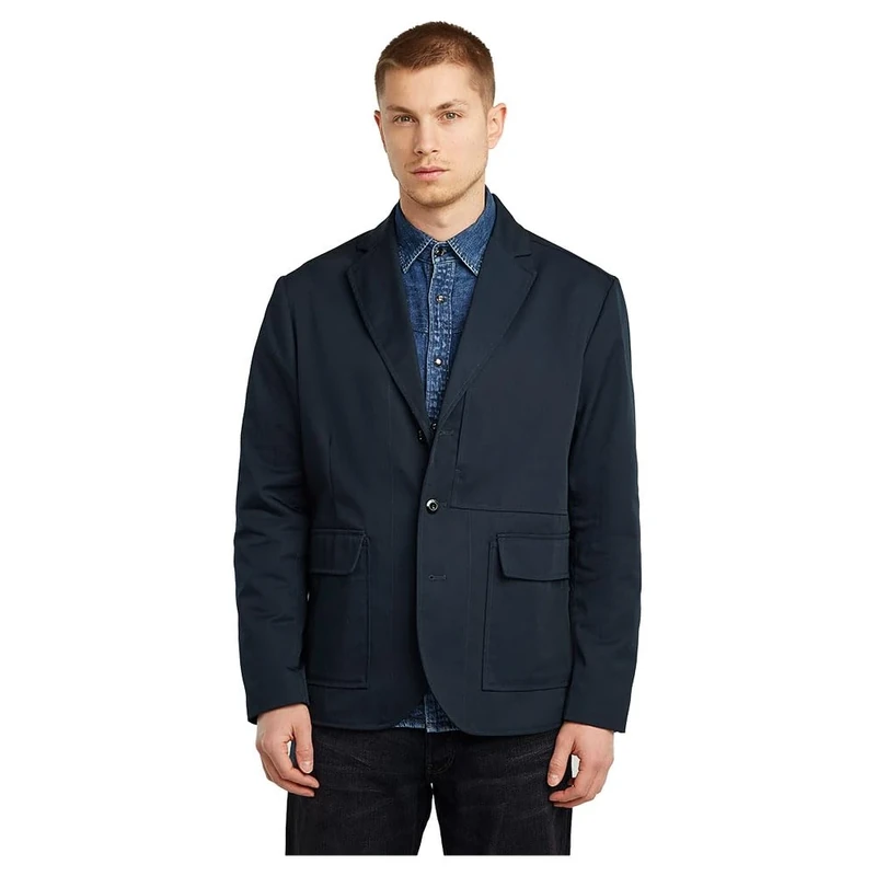G-Star Men's Chore Casual Blazer, Blue (salute D26110-D967-C742), S