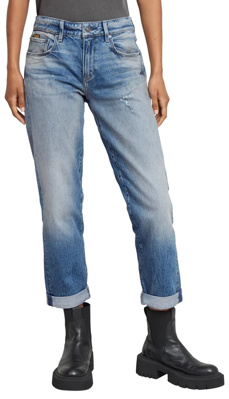 G-STAR Women's Kate Boyfriend Jeans, Blue (Vintage Dirtbag Destroyed D15264-D936-H109), 29W / 32L
