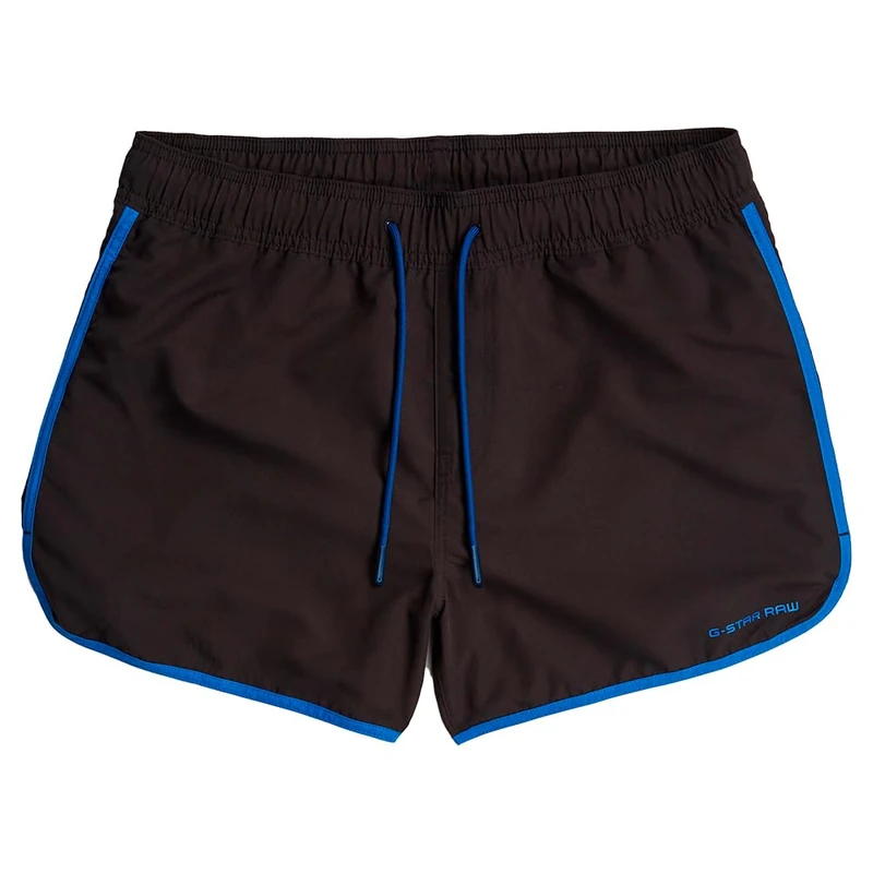 G-Star Men's Carnic Solid Swimshort, Black (dk black D26201-A505-6484), S