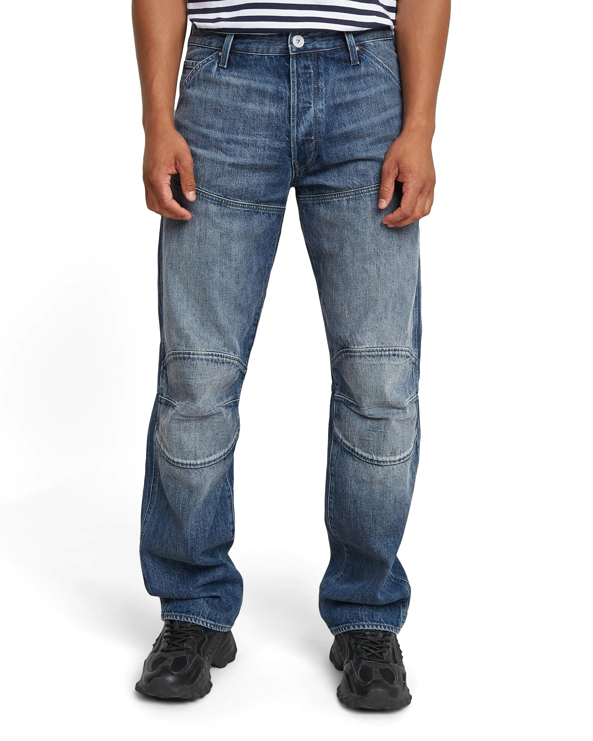 G-Star Men's G-STAR Elwood 3D Regular Jeans, Blue (worn in blue creek D23699-D788-G112), 40W / 34L