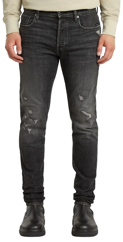 G-Star Men's 3301 Slim Jeans, Blue (worn in black metal restored 51001-D497-H101), 31W / 34L