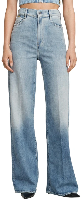 G-Star Women's Deck 2.0 High Loose Jeans, Blue (vintage steel blue D23591-D938-H108), 28W / 28L