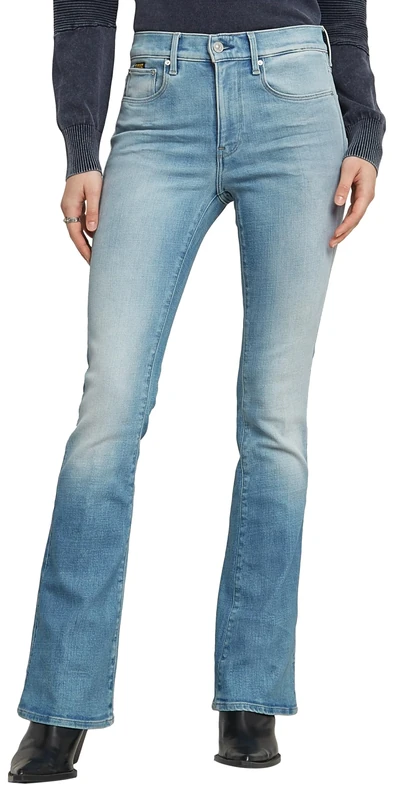 G-STAR 3301 Flare Jeans Skinny Flare Women's , Blue (Vintage Alloy Blue D21290-d441-h105) , 26W / 30L