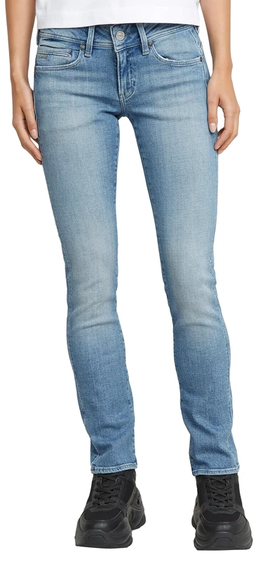 G-Star Women's Midge Slim Straight Jeans, Blue (faded alloy blue D26424-D441-H070), 24W / 32L