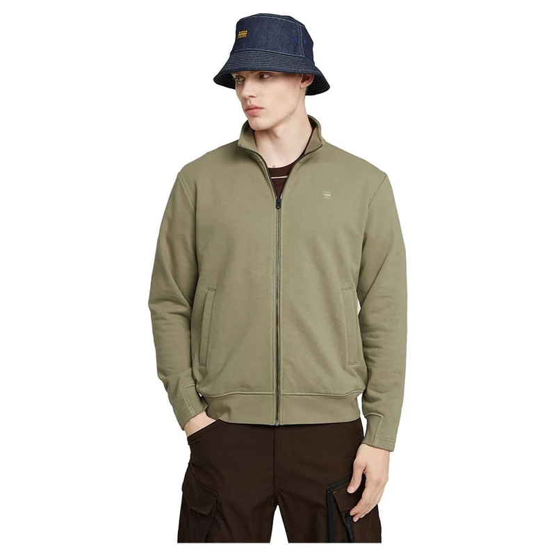 G-Star Men's Nifous Zip Thru Sweater, Green (ensis green D25122-D566-6057), S