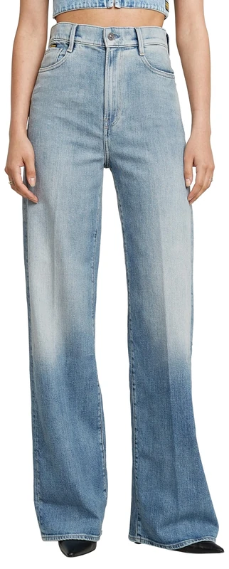G-Star Women's Deck 2.0 High Loose Jeans, Blue (vintage steel blue D23591-D938-H108), 24W / 30L