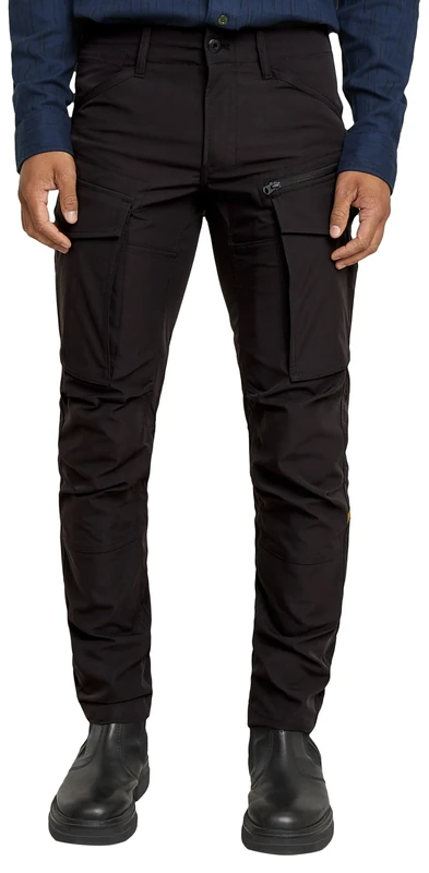 G-STAR Men's Rovic Zip 3D Regular Tapered Pants, Black (dk Black D02190-D909-6484), 31W / 34L