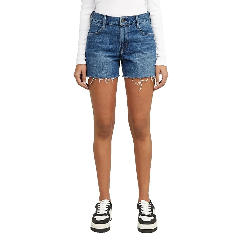 G-Star Women's Judee Shorts Clean Edge , Blue (worn in waterways D26272-D788-H127), 25
