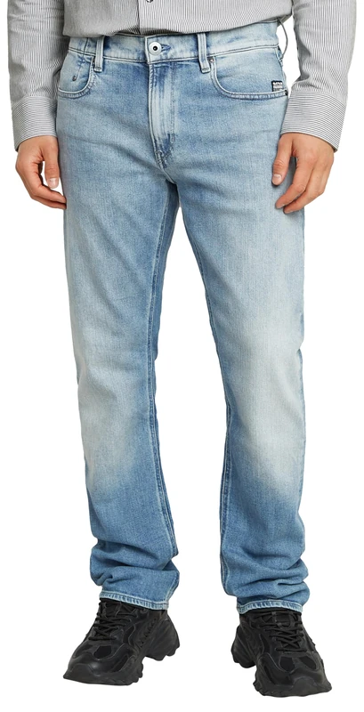G-Star Men's Mosa Straight Jeans, Blue (vintage steel blue D23692-D938-H108), 27W / 32L