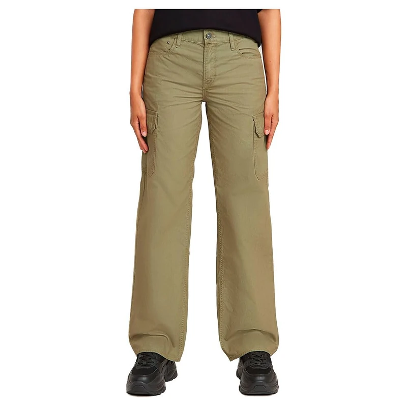 G-Star Women's Judee Low Waist Cargo Pants, Green (ensis green gd D24673-D388-G544), 23W / 30L