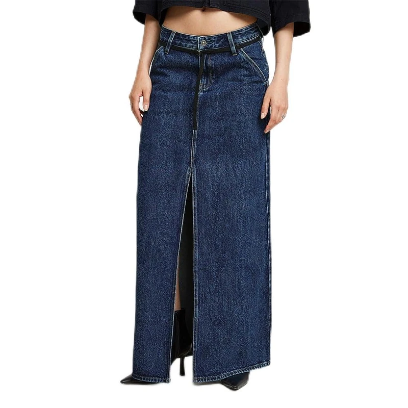 G-Star Women's Baggy Maxi Skirt , Blue (worn in blue creek D25979-D788-G112), 30