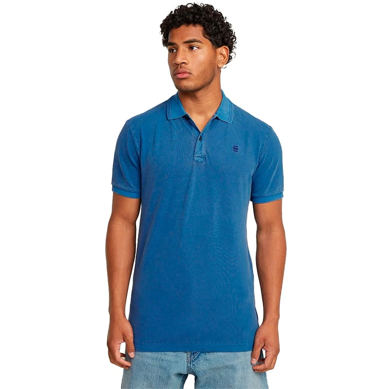 G-Star Men's Dunda Slim Polo , Blue (pilot gd D11595-D756-H190), XXL